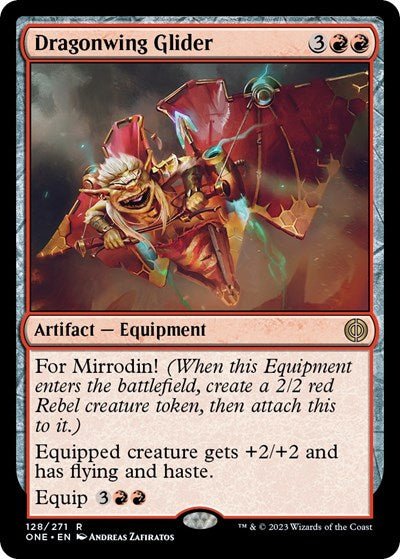 Dragonwing Glider (Phyrexia: All Will Be One) Near Mint - Nick Nack's Full Frontal Attack