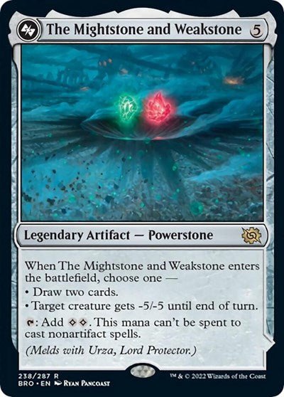 The Mightstone and Weakstone (The Brothers' War) Near Mint - Nick Nack's Full Frontal Attack