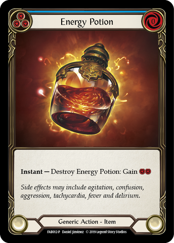 Potion d'énergie [FAB012-P] 1ère édition Cold Foil 