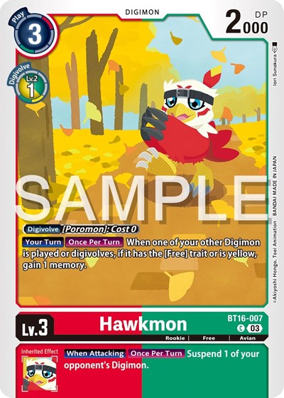 Hawkmon (Beginning Observer) Near Mint