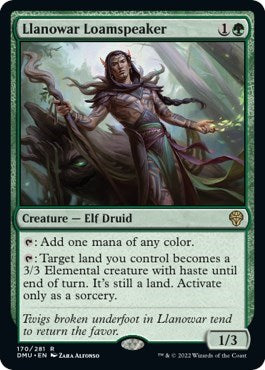 Llanowar Loamspeaker (Dominaria United) Near Mint