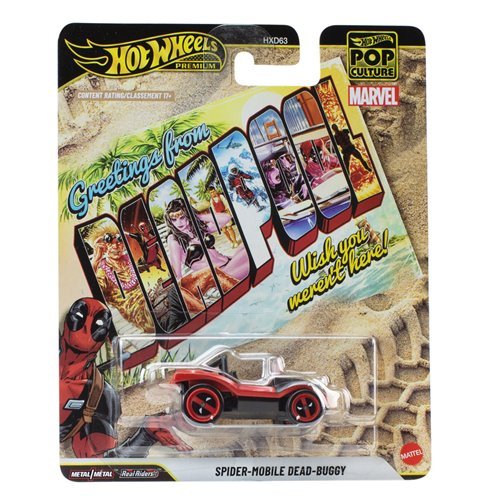 Hot Wheels Pop Culture - Spider - Mobile Dead - Buggy (Deadpool) - Nick Nack's Full Frontal Attack