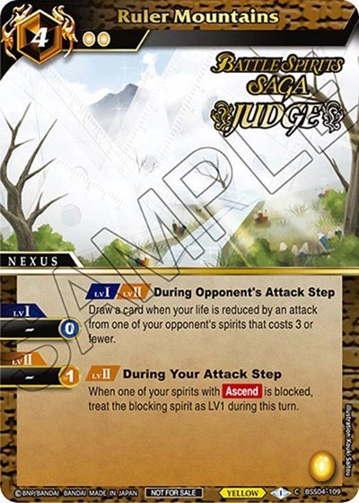 Ruler Mountains (Judge Pack Vol. 4) (Launch & Event Promos) Near Mint Holofoil - Nick Nack's Full Frontal Attack
