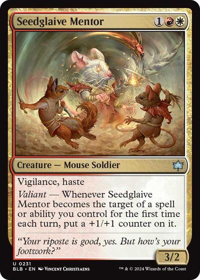 Seedglaive Mentor (Bloomburrow) Near Mint