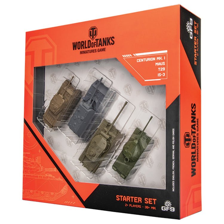 World of Tanks Miniatures Game: Starter Set (Centurion Mk. I, Maus, T29, IS - 3) - Nick Nack's Full Frontal Attack
