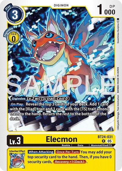 Elecmon (Time Stranger) Near Mint Foil - Nick Nack's Full Frontal Attack