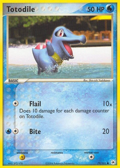 Totodile (Hidden Legends) Light Play