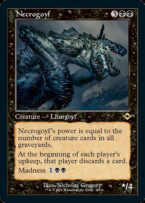 Necrogoyf (Retro Frame) (Modern Horizons 2) Near Mint - Nick Nack's Full Frontal Attack