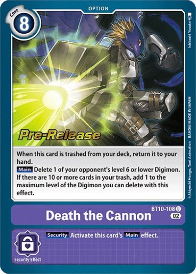 Death the Cannon (Xros Encounter Pre-Release Cards) Near Mint Foil