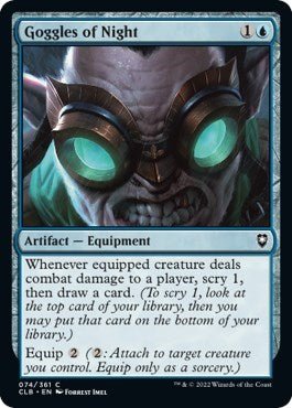 Goggles of Night (Commander Legends: Battle for Baldur's Gate) Near Mint - Nick Nack's Full Frontal Attack
