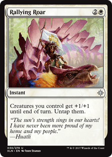 Rallying Roar (Ixalan) Near Mint - Nick Nack's Full Frontal Attack