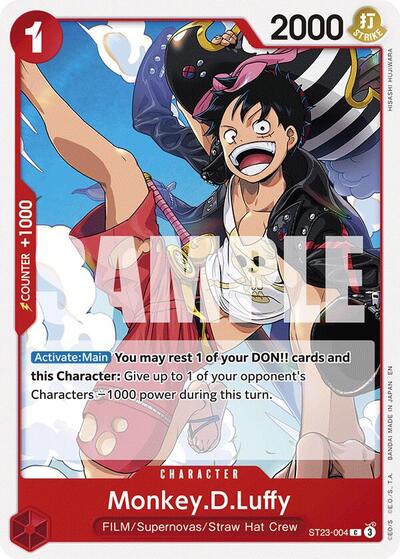 Monkey.D.Luffy (Starter Deck 23: RED Shanks) Near Mint