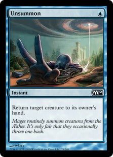 Unsummon (Magic 2010 Core Set) Near Mint - Nick Nack's Full Frontal Attack