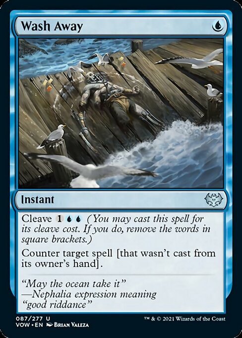 Wash Away (Innistrad: Crimson Vow) Near Mint - Nick Nack's Full Frontal Attack