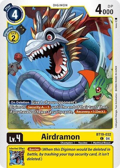 Airdramon (Release Special Booster 2.0) Heavy Play