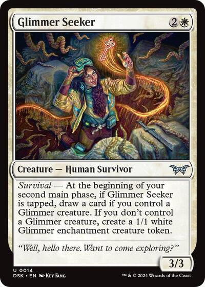 Glimmer Seeker (Duskmourn: House of Horror) Near Mint