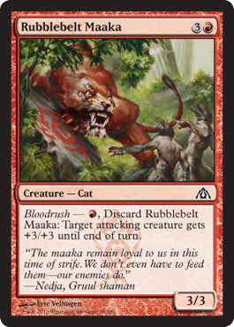 Rubblebelt Maaka (Dragon's Maze) Near Mint