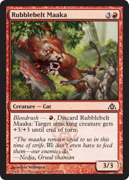 Rubblebelt Maaka (Dragon's Maze) Near Mint - Nick Nack's Full Frontal Attack