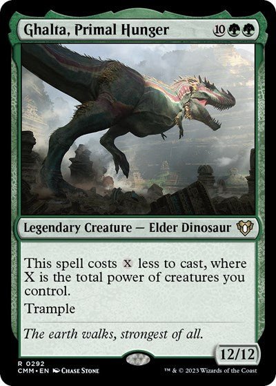 Ghalta, Primal Hunger (Commander Masters) Near Mint - Nick Nack's Full Frontal Attack