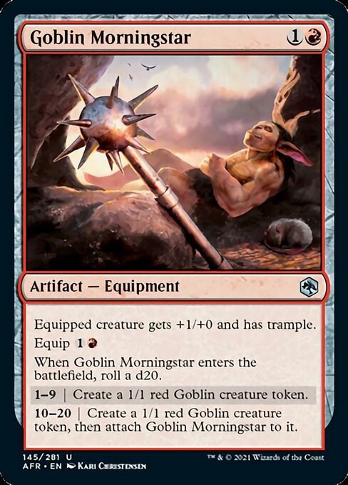 Goblin Morningstar (Adventures in the Forgotten Realms) Near Mint - Nick Nack's Full Frontal Attack