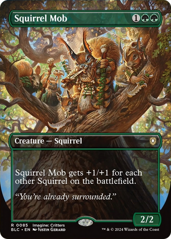 Squirrel Mob (Borderless) [Bloomburrow Commander]