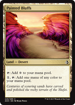 Painted Bluffs (Amonkhet) Near Mint - Nick Nack's Full Frontal Attack