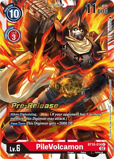 PileVolcamon (Xros Encounter Pre-Release Cards) Near Mint Foil