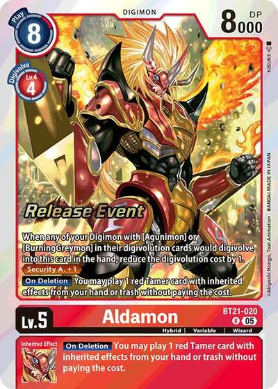 Aldamon (World Convergence Release Event Cards) Near Mint