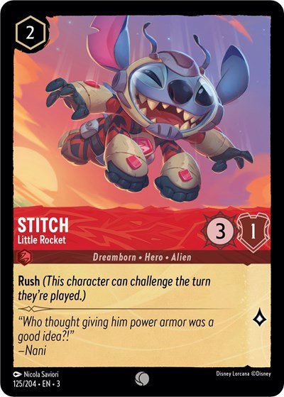 Stitch - Little Rocket (Into the Inklands) Near Mint - Nick Nack's Full Frontal Attack