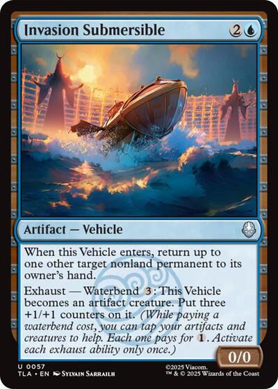 Invasion Submersible (Avatar: The Last Airbender) Near Mint - Nick Nack's Full Frontal Attack