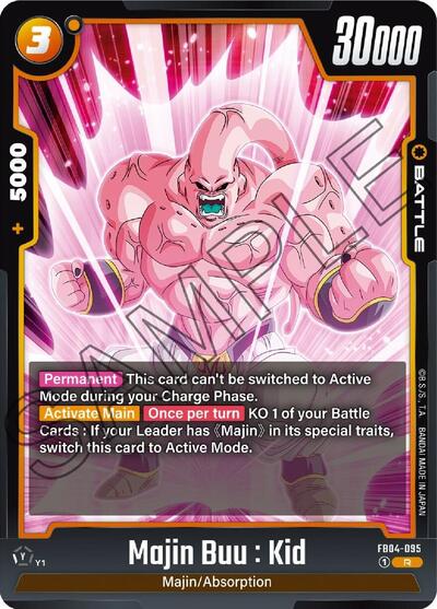 Majin Buu : Kid FB04 - 095 (Ultra Limit) Near Mint Holofoil - Nick Nack's Full Frontal Attack