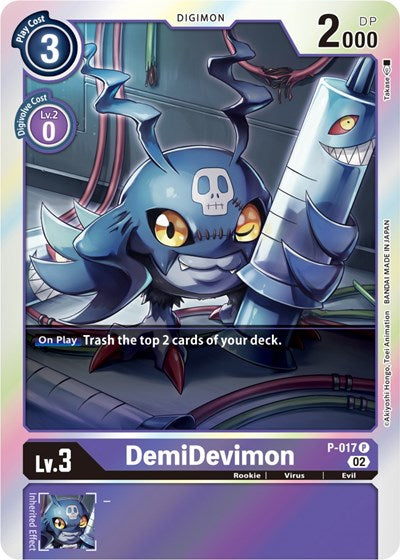 DemiDevimon P-017 (Resurgence Booster Reprint) (Resurgence Booster) Near Mint Foil