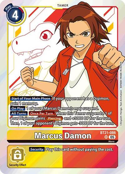 Marcus Damon (World Convergence) Near Mint Foil