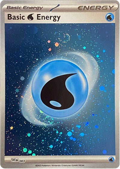 Basic Water Energy (Cosmos Holo) (Scarlet and Violet: Base Set) Near Mint Holofoil - Nick Nack's Full Frontal Attack