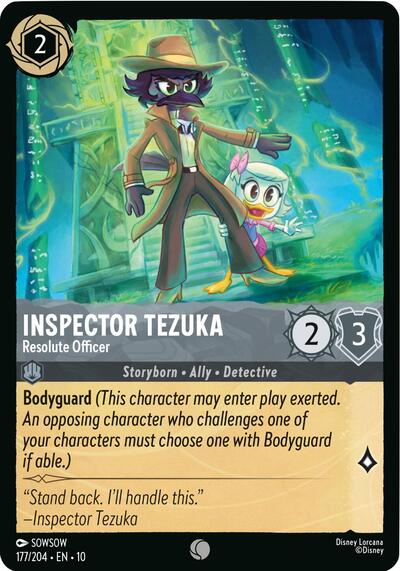 Inspector Tezuka - Resolute Officer (Whispers in the Well) Near Mint - Nick Nack's Full Frontal Attack