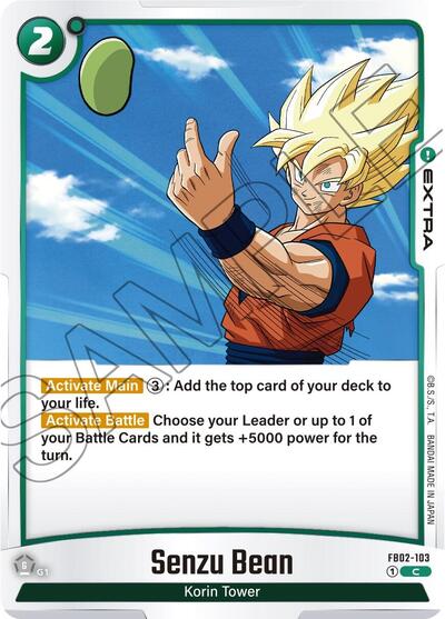 Senzu Bean (Blazing Aura) Near Mint