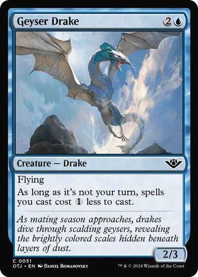 Geyser Drake (Outlaws of Thunder Junction) Near Mint