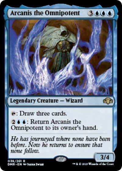 Arcanis the Omnipotent (Dominaria Remastered) Near Mint Foil - Nick Nack's Full Frontal Attack