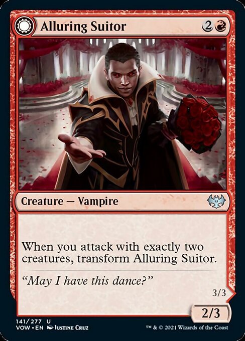 Alluring Suitor / Deadly Dancer (Innistrad: Crimson Vow) Near Mint - Nick Nack's Full Frontal Attack