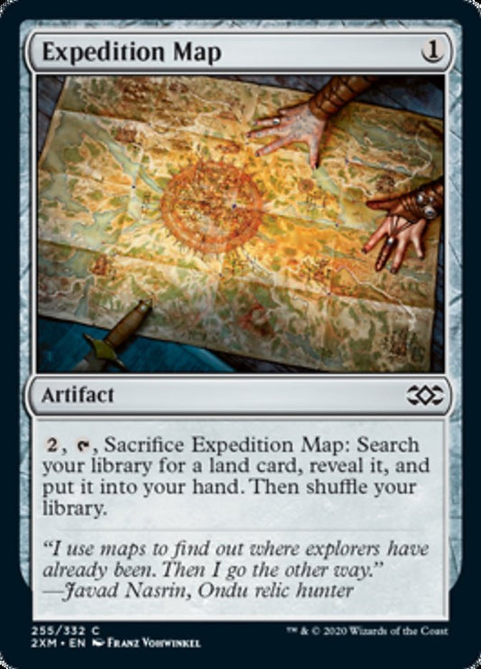 Expedition Map (Double Masters) Near Mint Foil - Nick Nack's Full Frontal Attack