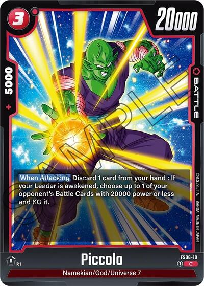 Piccolo (Starter Deck 6: Son Goku (Mini)) Near Mint - Nick Nack's Full Frontal Attack