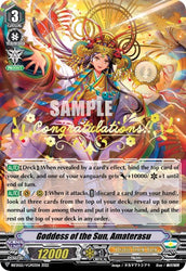 Goddess of the Sun, Amaterasu (Hot Stamped) (BSF2022/VGP03EN 2022) [Bushiroad Event Cards]