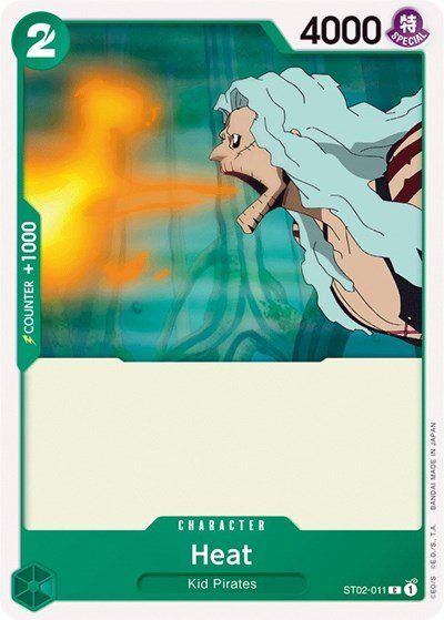Heat (Starter Deck 2: Worst Generation) Near Mint - Nick Nack's Full Frontal Attack