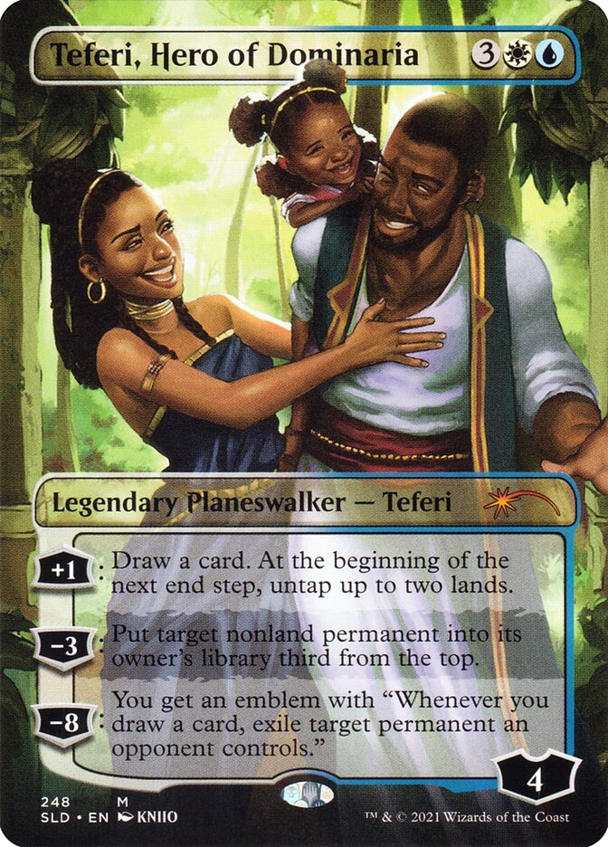 Teferi, Héroe de Dominaria [Gota de Guarida Secreta] 