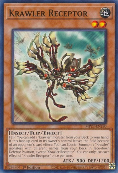 Krawler Receptor (25th Anniversary Tin: Dueling Heroes Mega Pack) Light Play 1st Edition