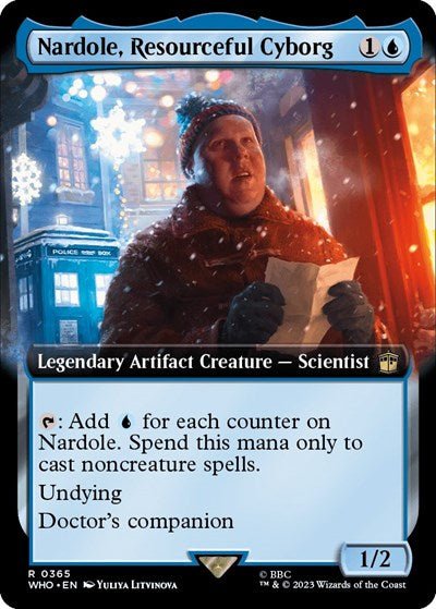 Nardole, Resourceful Cyborg (Extended Art) (Universes Beyond: Doctor Who) Near Mint - Nick Nack's Full Frontal Attack