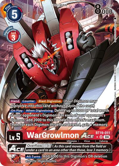 WarGrowlmon ACE (Alternate Art) (Release Special Booster 2.5) Damaged / Poor Foil