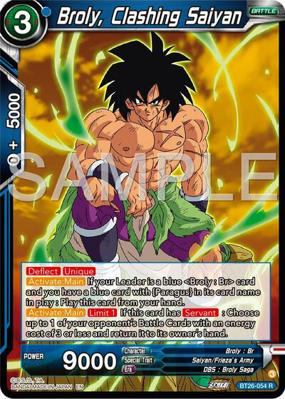 Broly, Clashing Saiyan (Ultimate Advent) Near Mint