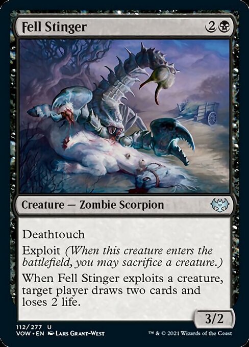 Fell Stinger (Innistrad: Crimson Vow) Near Mint - Nick Nack's Full Frontal Attack