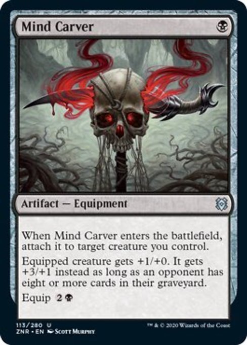 Mind Carver (Zendikar Rising) Near Mint - Nick Nack's Full Frontal Attack